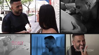 Behind the scenes with a hot busty