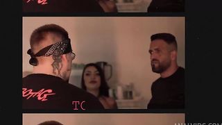 Behind the scenes with a hot busty