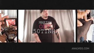 Behind the scenes with a hot busty