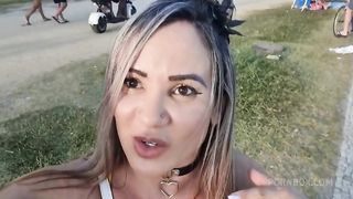 Apos a micareta na praia rolou mamadrive na volta