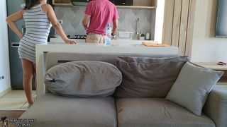 I BROUGHT MY GIRLFRIEND TO MY STEPDAD S HOUSE AND ENDED UP FUCKING HER AND GIVING HER HIS CUM TO SWALLOW.