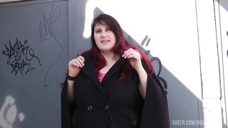 HOLLYBOULE - Domi a fat girl showing off her big boobs and getting her pussy fisted