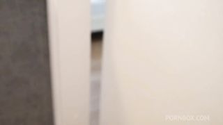 First Anal Fuck Machine - Cumming while getting Double Penetrated & Brunette Really wants Double Penetration and Cum in Ass