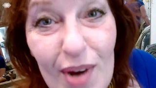 DAWNSKYE1962 - UPDATE #25 - 341 TAN PANTYHOSE ON A FAT WHITE ASS PLUS DIRTY TALK - MAY 09, 2025