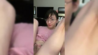 CUTE ASIAN TRANS LILIA LUST GETS RAILED BY SEX MACHINE