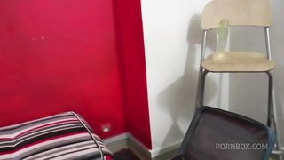 HOLLYBOULE - A transvestite fucks with dildos by two sluts