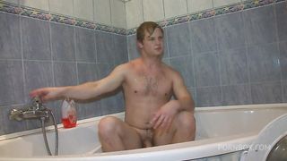 Cute blonde arrives at boyfriend's place and gets analyzed