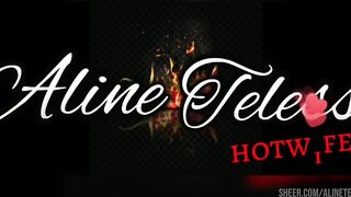 Compilacao gozada na boca de AlineTeless