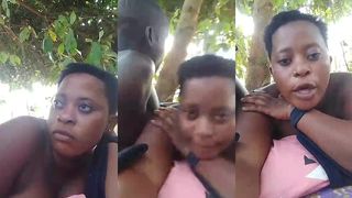 HAVING FUN WITH MY HUBBY IN THE FOREST