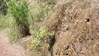 Hot chubby girl fucking in the street in front of people