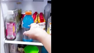 Step-Mom gets fucked in the Kitchen by Stepson Chris Rail