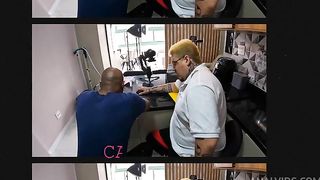 Behind the scenes of porn, little bitch giving ass