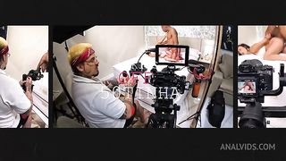 Behind the scenes of porn, little bitch giving ass