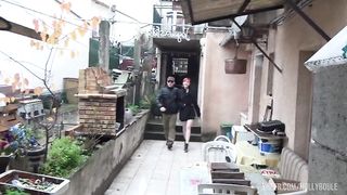HOLLYBOULE - Enora Hardesya Getting her slutty ass and pussy fucked hard