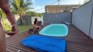 NAO RESISTIU DE TANTO TESAO QUE DEIXOU ESCORREGAR PRA DENTRO SEM CAMISINHA MESMO