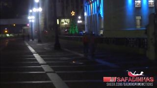 Loira dando o cu pro papai noel