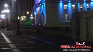 Loira dando o cu pro papai noel