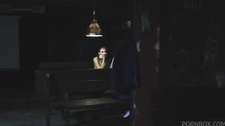 A very hungry milf has long been waiting for hard humiliating sex from an adult master