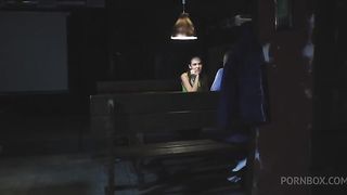 A very hungry milf has long been waiting for hard humiliating sex from an adult master