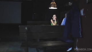 A very hungry milf has long been waiting for hard humiliating sex from an adult master