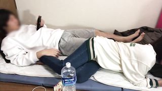 性欲が盛んな大◯生カップルのSEX。ドロドロの濃い精子を彼女の中に注入する