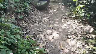 fodendo na trilha de dia