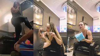 AMATEUR FILM - INFLATABLE SESSION (SMOKING)*