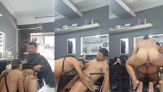 CABELELEIRO DEU UM TRATAMENTO VIP PARA O VIZINHO QUE DEIXOU A ESPOSA EM CASA PRA VIM CORTA O CABELO - PART I