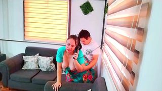 FUCKING MY STEPMOM S BIG ASS WHILE SHE S ON THE PHONE WITH HER CUCKOLD HUSBAND