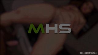 A Milf gostosa dos peitos grandes e bunda grande com anal intenso no Pov