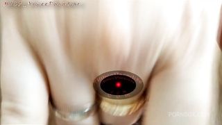 Adorable mature stepmom and anal plugs in round tight mature ass! ))