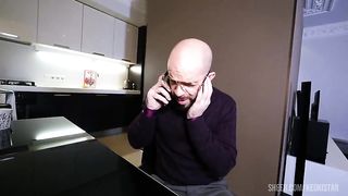 HALLOWEEN sex with a neighbor, anal GAPE and squirt