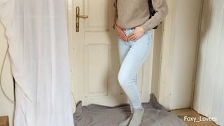 I PEED MYSELF IN JEANS WHILE WAITING FOR THE TOILET