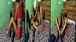 SKINNY AFRICAN GIRLFRIEND IS ADDICTED TO MY DICK