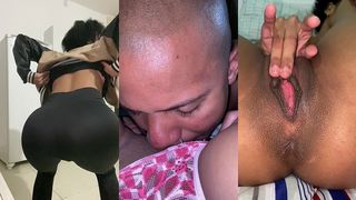 NOVINHA SAIU DO COLEGIO EVEIO DIRETO PRA BASE PRA SENTAR NA PICA DO PRETO