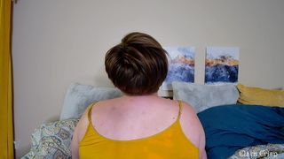 BEFORE AND AFTER HAIRCUT MAY 2025 – BRUNETTE SHORT HAIR STYLE MILF