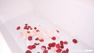 french TEEN masturbates her perfect pussy & SQUIRTS multiple times in a row!