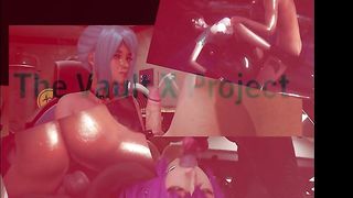 Valerie Visxen fucks another hot tribal part 2