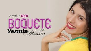 THE BRAZILIAN NYMPHET YASMIN MULLER GIVES A BLOWJOB SHOW TO HER FRIEND DEDE SILVER