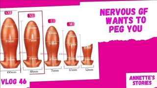 NERVOUS GF WANTS TO PEG YOU. ASMR PEGGING