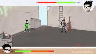 18titans Episode 36 - No Commentary - Anal Robot Creampie