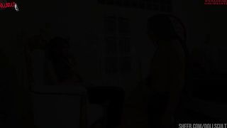 Melody gets her feet and pussy licked by Shane then gives him a blowjob