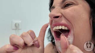 4K DENTAL HYGIENIST ROUTINE MOUTH FETISH CLOSEUPS IN TOPLESS