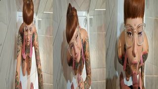 PISSY BLOWJOB WITH PISS HUNGRY SLUT