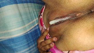 MY BLACK BULL CAME TO MY HOME AND FUCKS ME IN A ROUGH MISSIONARY ASIDE AND GIVES ME A HUGE STICKY CREAMPIE TO MY PUSSY