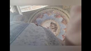 PUBLIC BLASPHEMOUS FLASHING IN A CHURCH