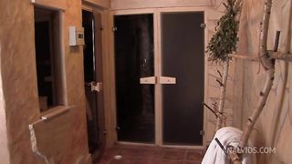Things Get Heated As Boroka Bolls Has Anal With A Guy In The Steam Room