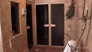 Things Get Heated As Boroka Bolls Has Anal With A Guy In The Steam Room