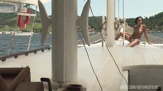 Brazilian Model Jessica Baya Gets Anally Pounded On A Boat