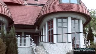 beautiful blonde with blue eyes fucked on the couch